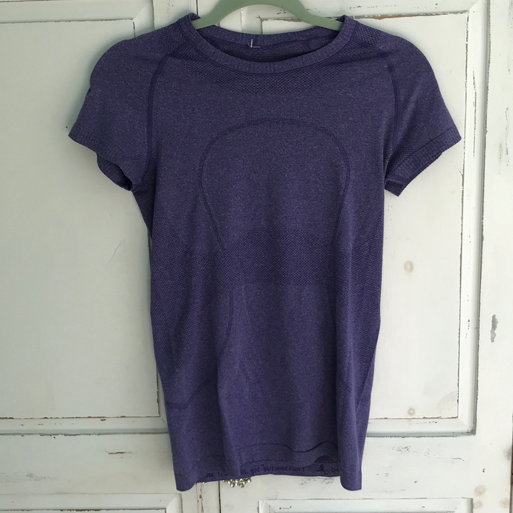Lululemon Purple Swiftly Tech Short Sleeve Crew